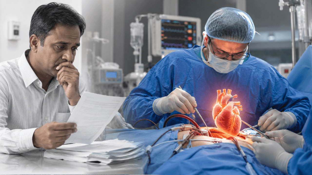 Average Cost of Heart Bypass Surgery in India