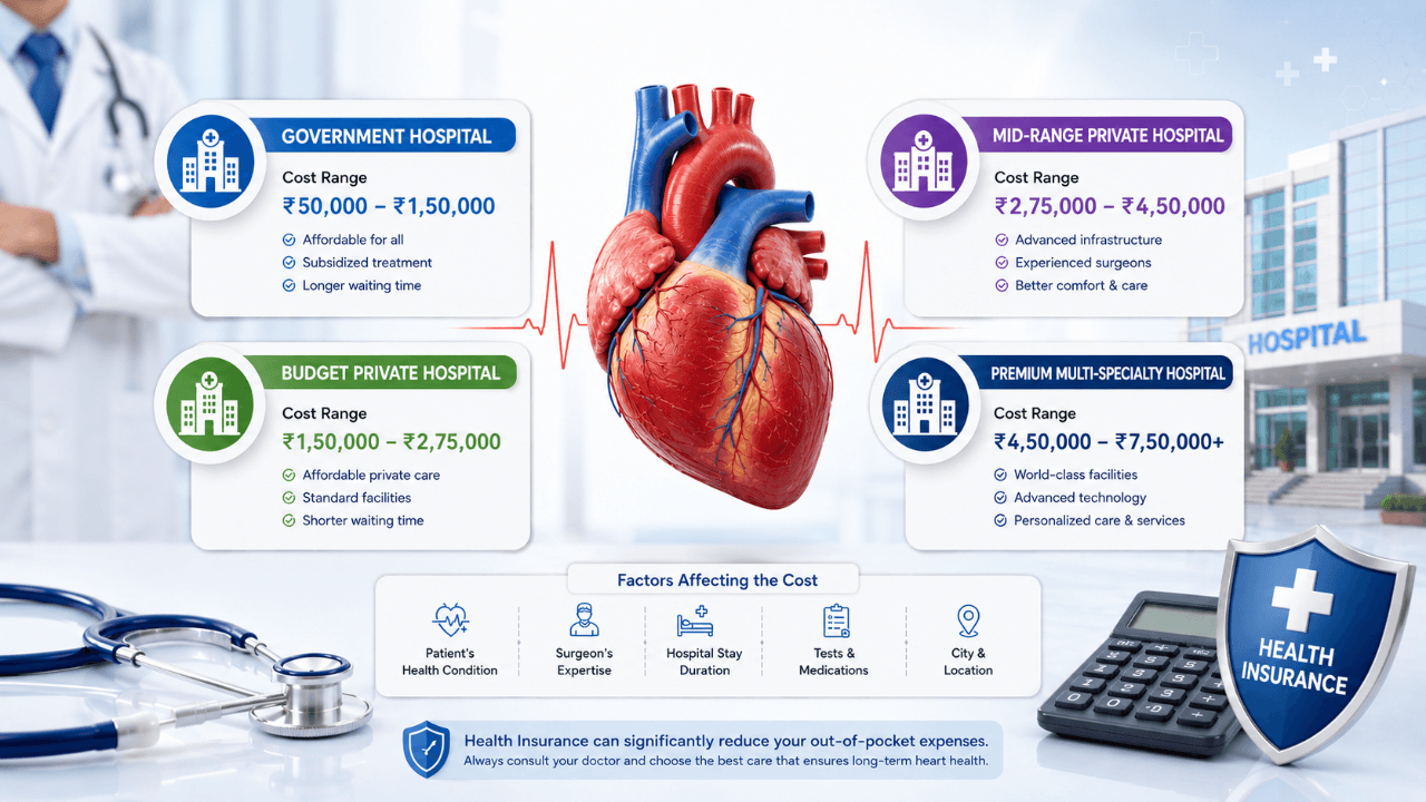 Average Cost of Heart Bypass Surgery in India