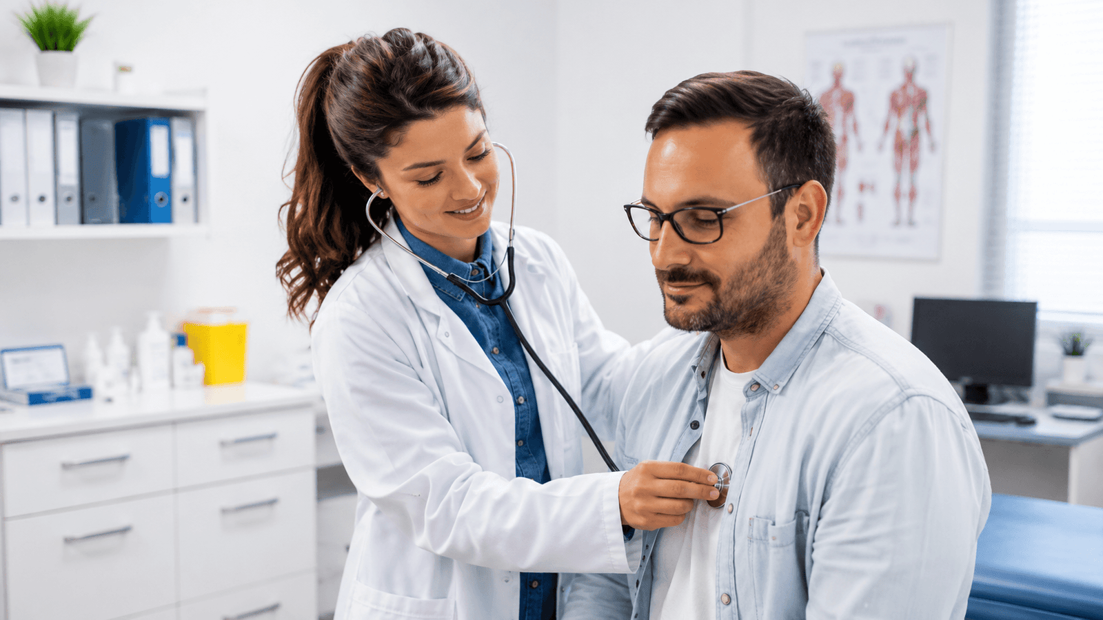 Best internal medicine specialist in India examining a patient