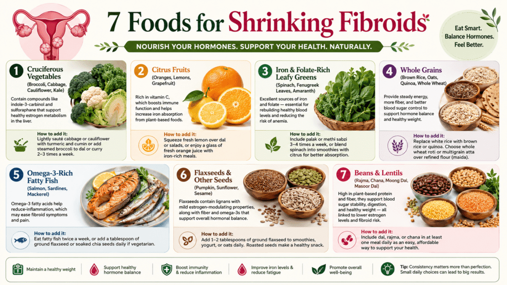 Foods for Shrinking Fibroids