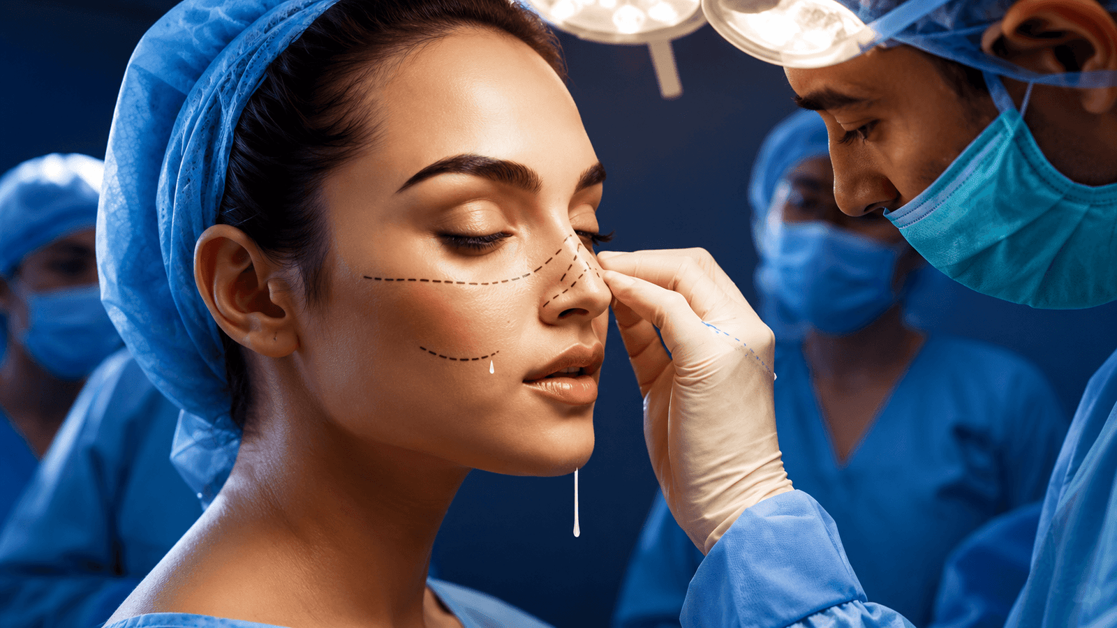 Best plastic surgeon in India examining a patient