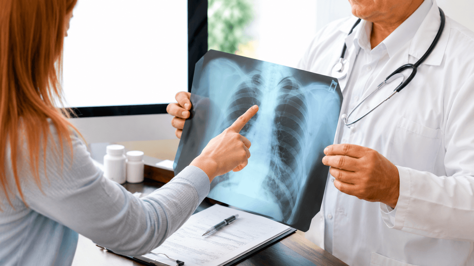 Best pulmonologist in India examining a patient