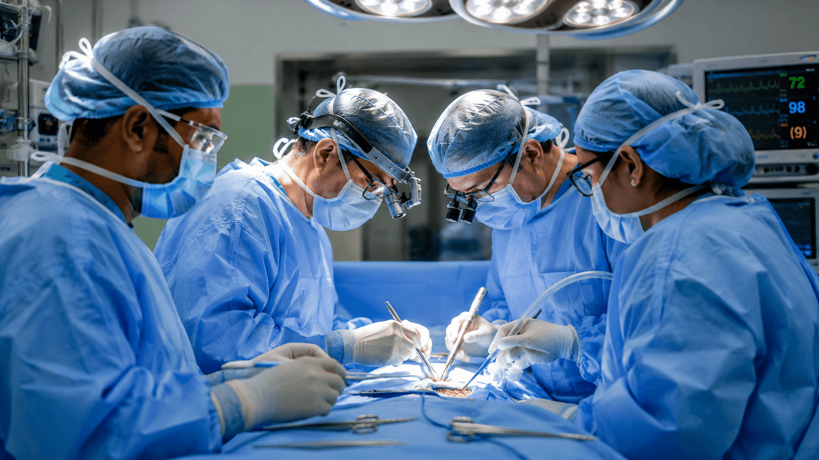 Best thoracic surgeon in India examining a patient