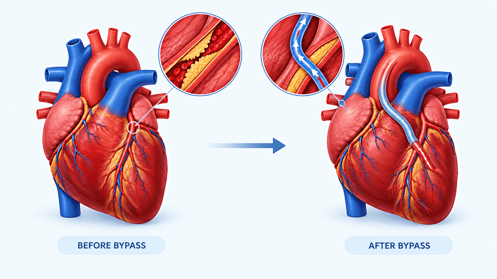CABG surgery types and cost in India