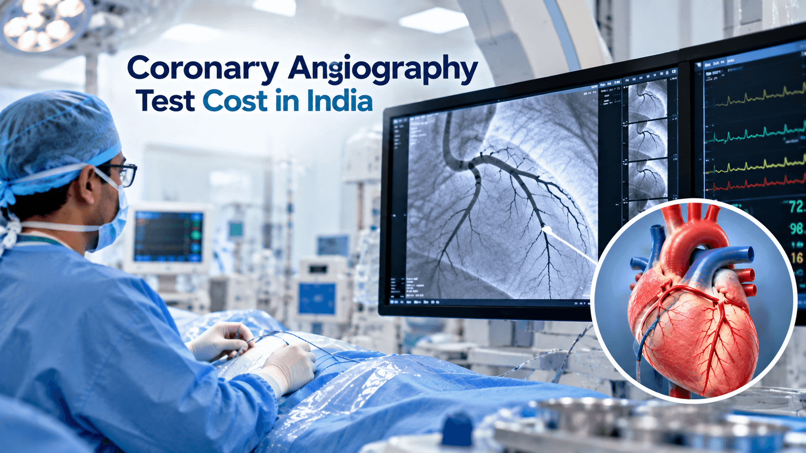 Coronary angiography test cost in India