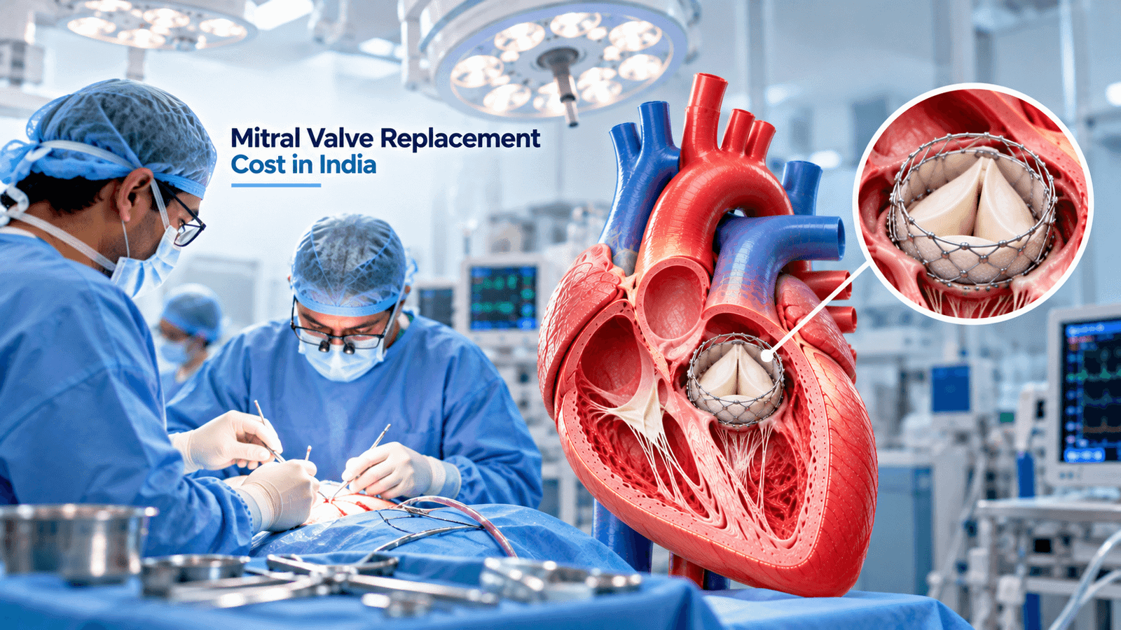 Mitral valve replacement cost in India